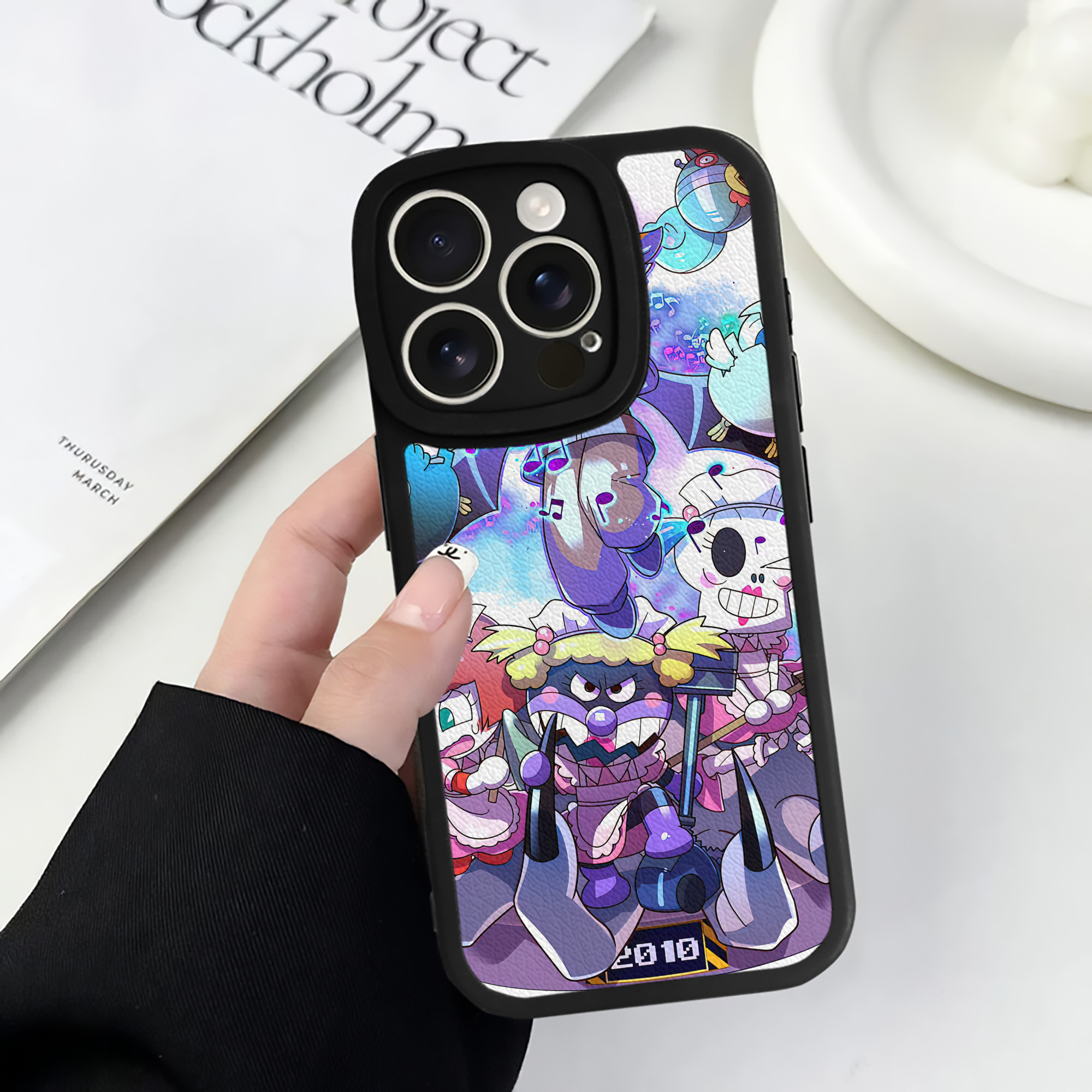 （画像用） アンパンマン Anpanman 【iPhone 16シリーズ対応】シリコンスマホケース（レザー調） 材質：シリコン